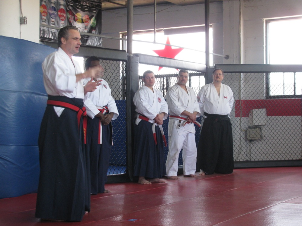 Shihan Henderson Discussing Budo Dedication