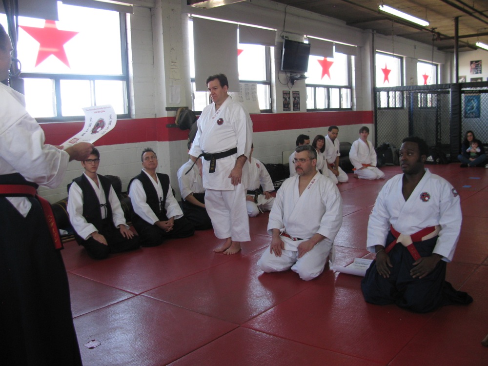 Sensei Simon Choisnet Receives The Shodan (1st Degree) Diploma Sensei Simon Choisnet Receives The Shodan (1st Degree) Diploma